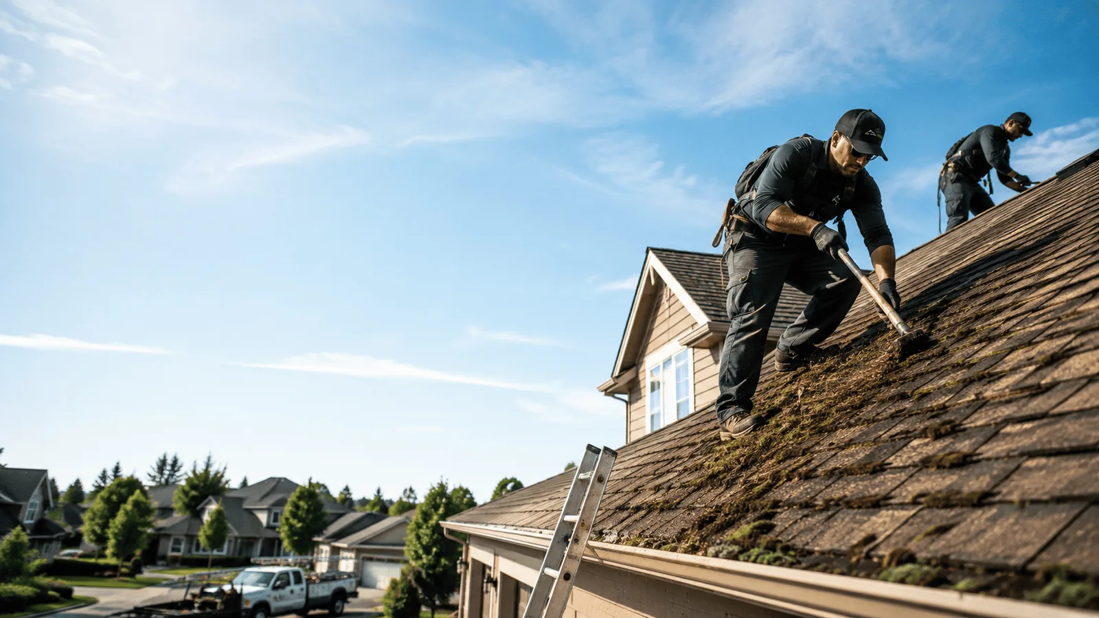Roof Moss Removal in Goreville, IL near me